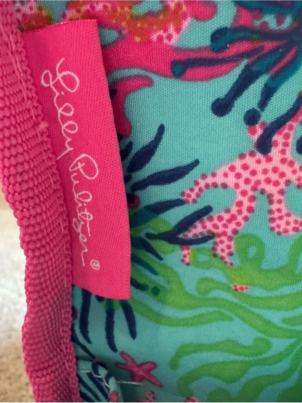 Lilly Pulitzer Shower Caddy-Dirty Shirley